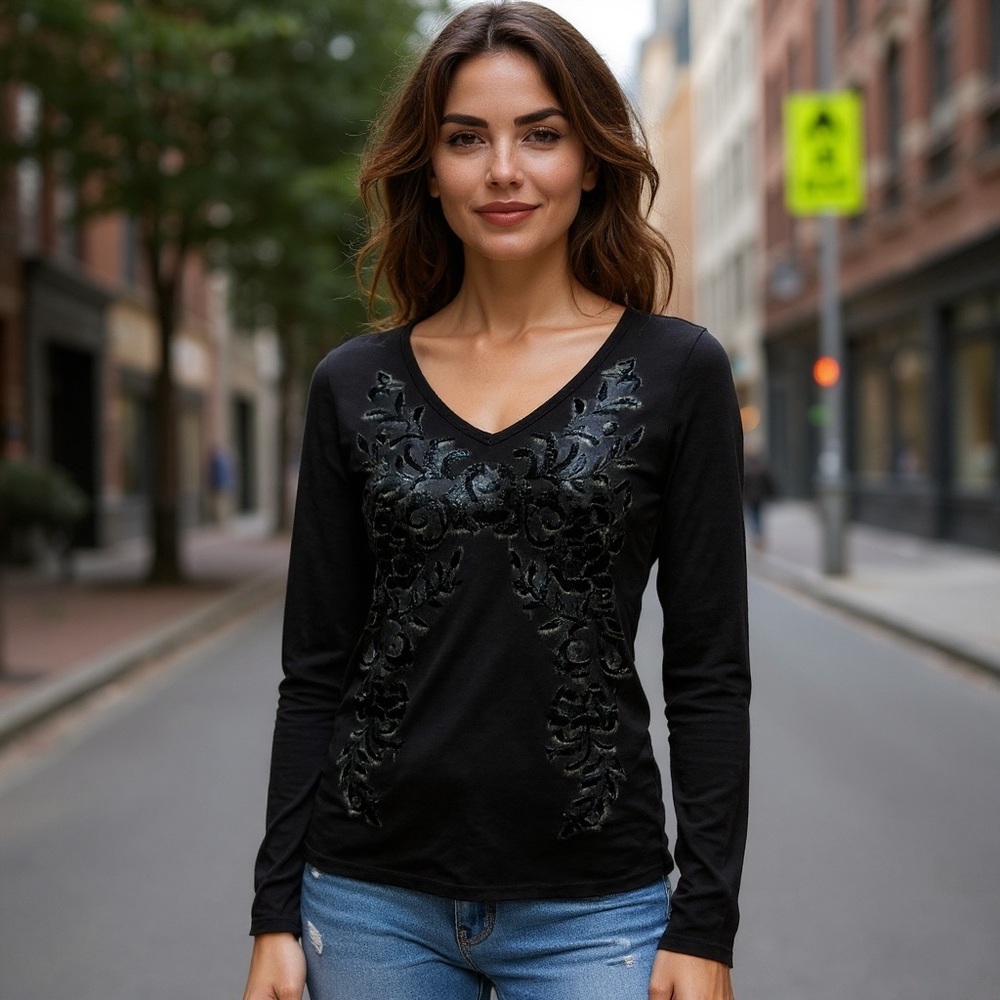 Miss Me Y2K Vintage Sequin Rope Top‎ size S